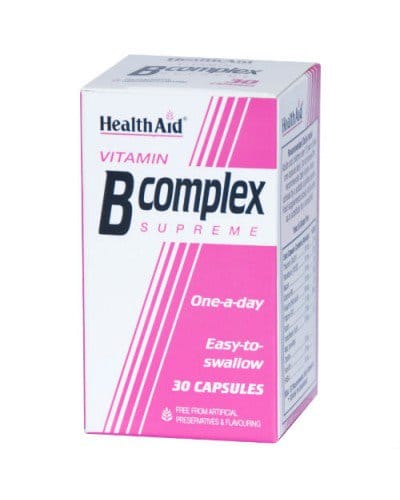 Integratore Vitamina B Complex Supreme HealthAid, 30 capsule