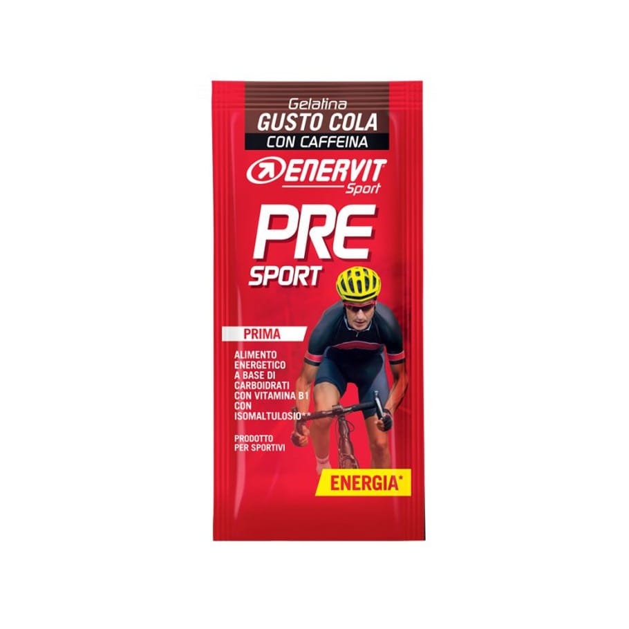 Gelatina Enervit PreSport gusto Cola con caffeina, 1 bustina