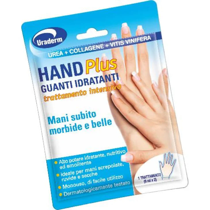 URADERM HAND PLUS GUANTI MONOUSO 2 PEZZI DA 8 ML