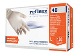 REFLEXX 40 GUANTO IN LATTICE MONOUSO CON POLVERE NON STERILE L 100 PEZZI