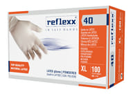 REFLEXX 40 GUANTO IN LATTICE MONOUSO CON POLVERE NON STERILE XL 100 PEZZI