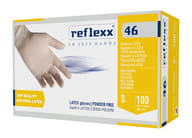 REFLEXX 46 GUANTO IN LATTICE SENZA POLVERE MONOUSO NON STERILE S 100 PEZZI