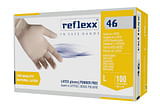 REFLEXX 46 GUANTO IN LATTICE SENZA POLVERE MONOUSO NON STERILE L 100 PEZZI
