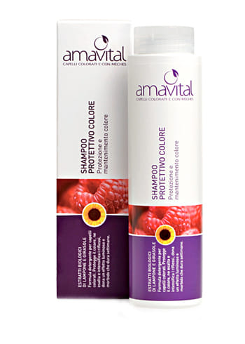 Shampoo Amavital protezione colore con estratti biologici 250ml