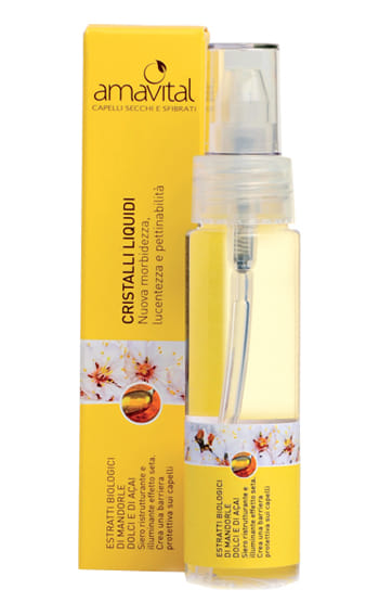 Siero Amavital Cristalli Liquidi anticrespo capelli, 60ml