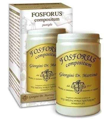 Integratore Fosforus Compositum per memoria e nervi, 450 pastiglie