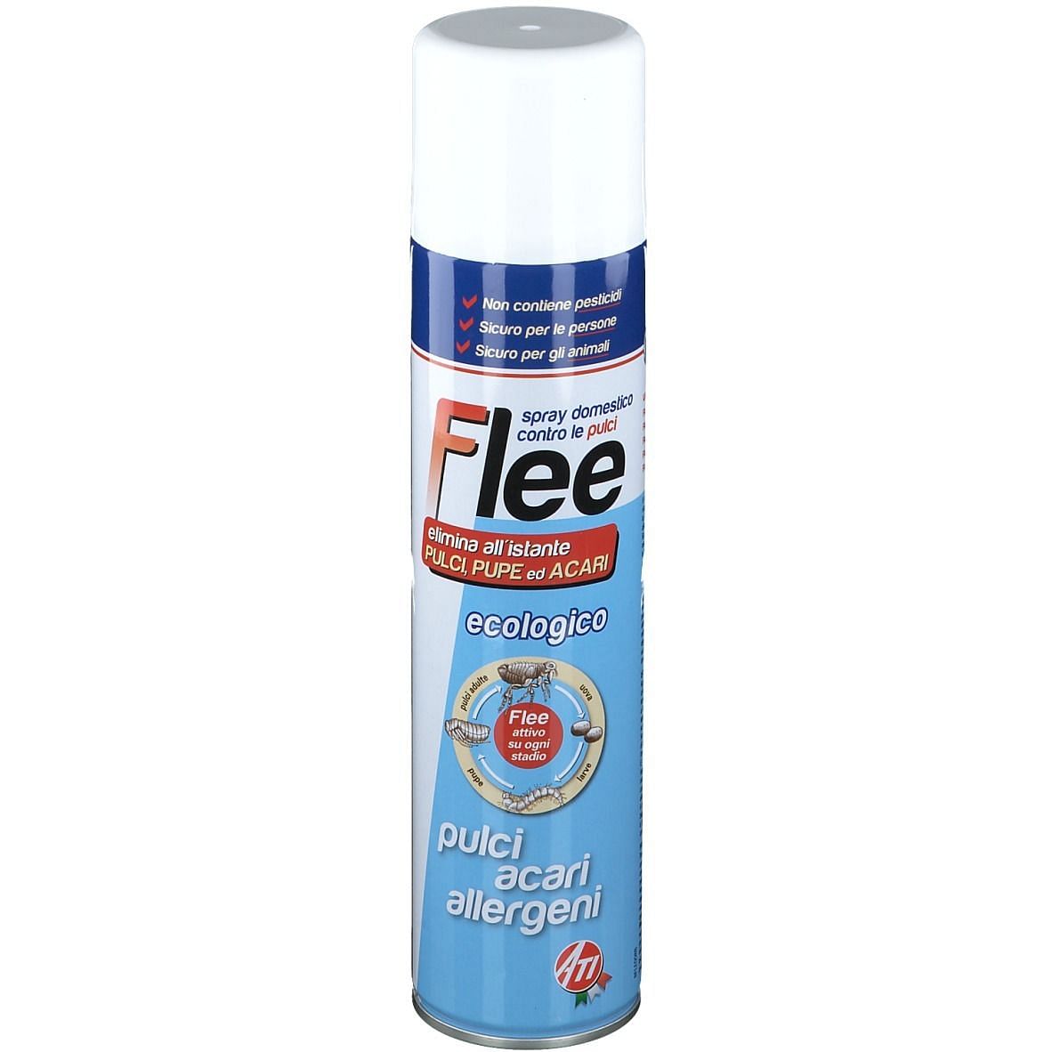 Flee Spray Domestico Antipulci Flacone Spray 400 Ml