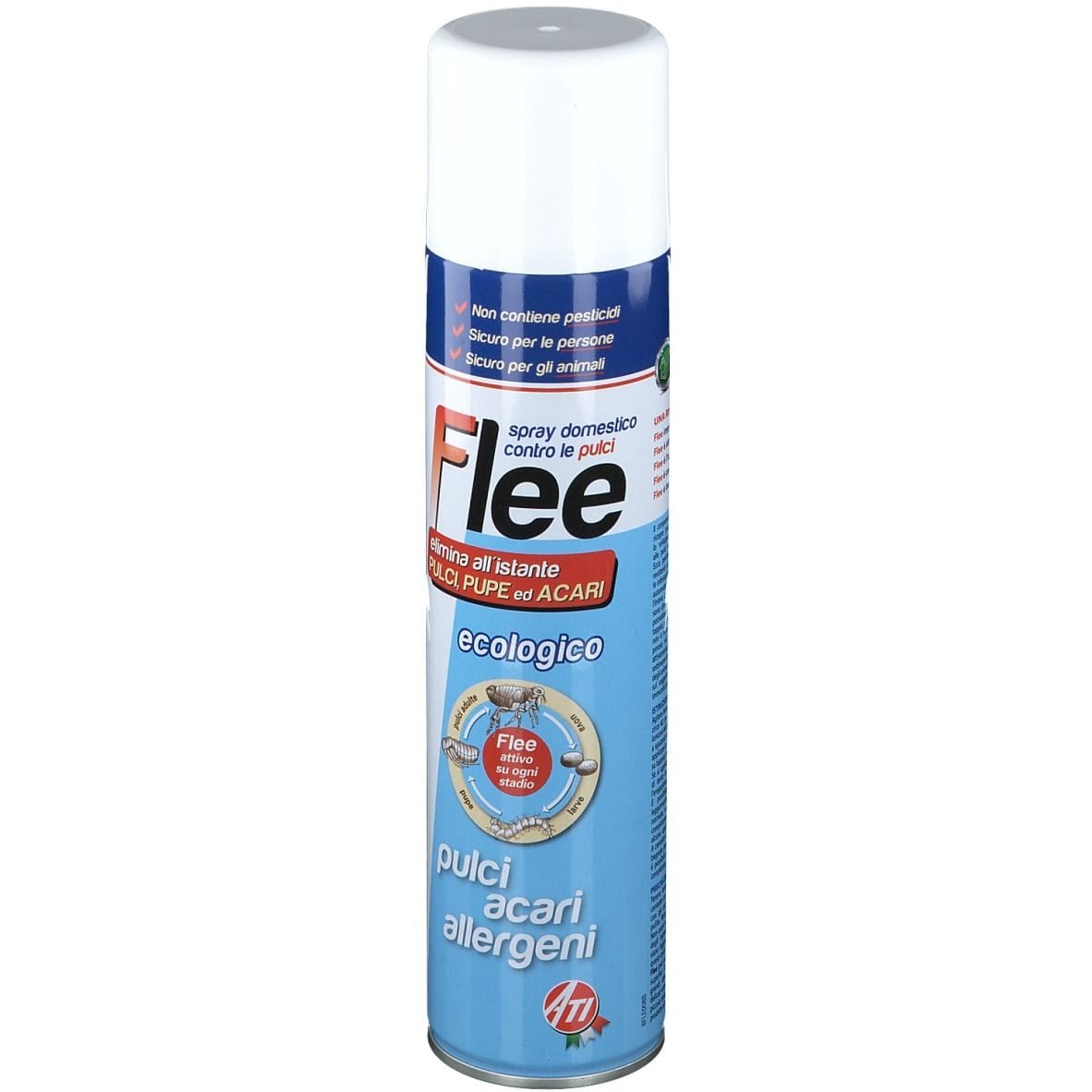 Flee Spray Domestico Antipulci a base dimeticone, 400ml
