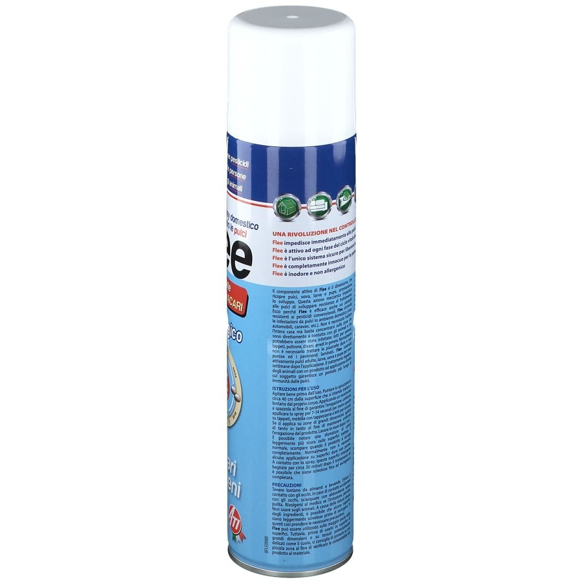 Flee Spray Domestico Antipulci a base dimeticone, 400ml