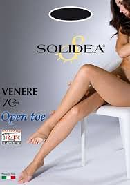 Venere 70 Open Toe Collant Nero 2 M