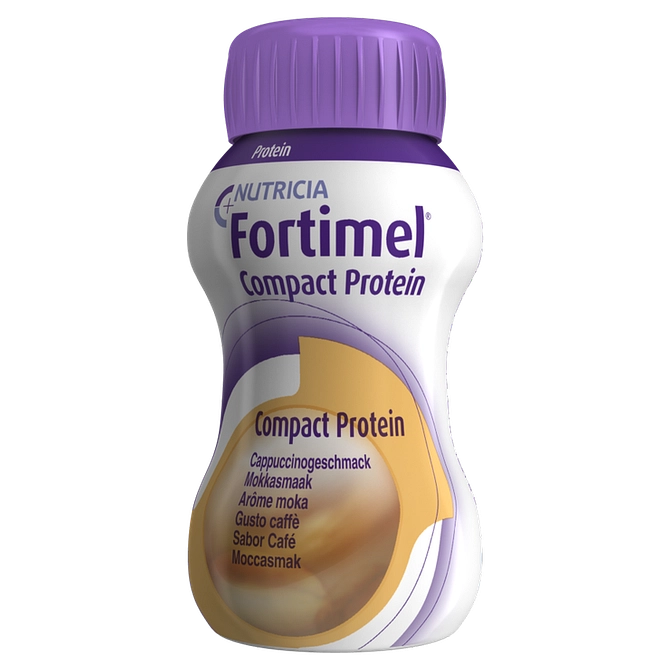 Fortimel Compact Protein Caffe' 4 Bottiglie Da 125 Ml