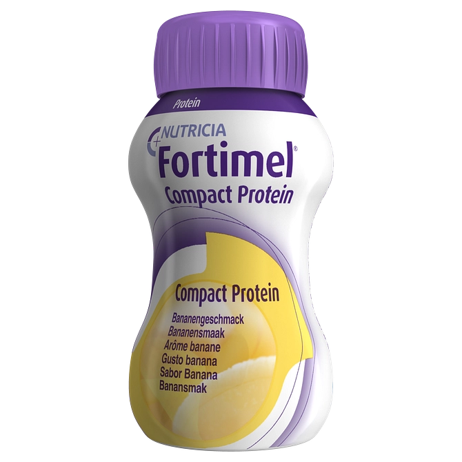 Fortimel Compact Protein Banana 4 Bottiglie 125 Ml