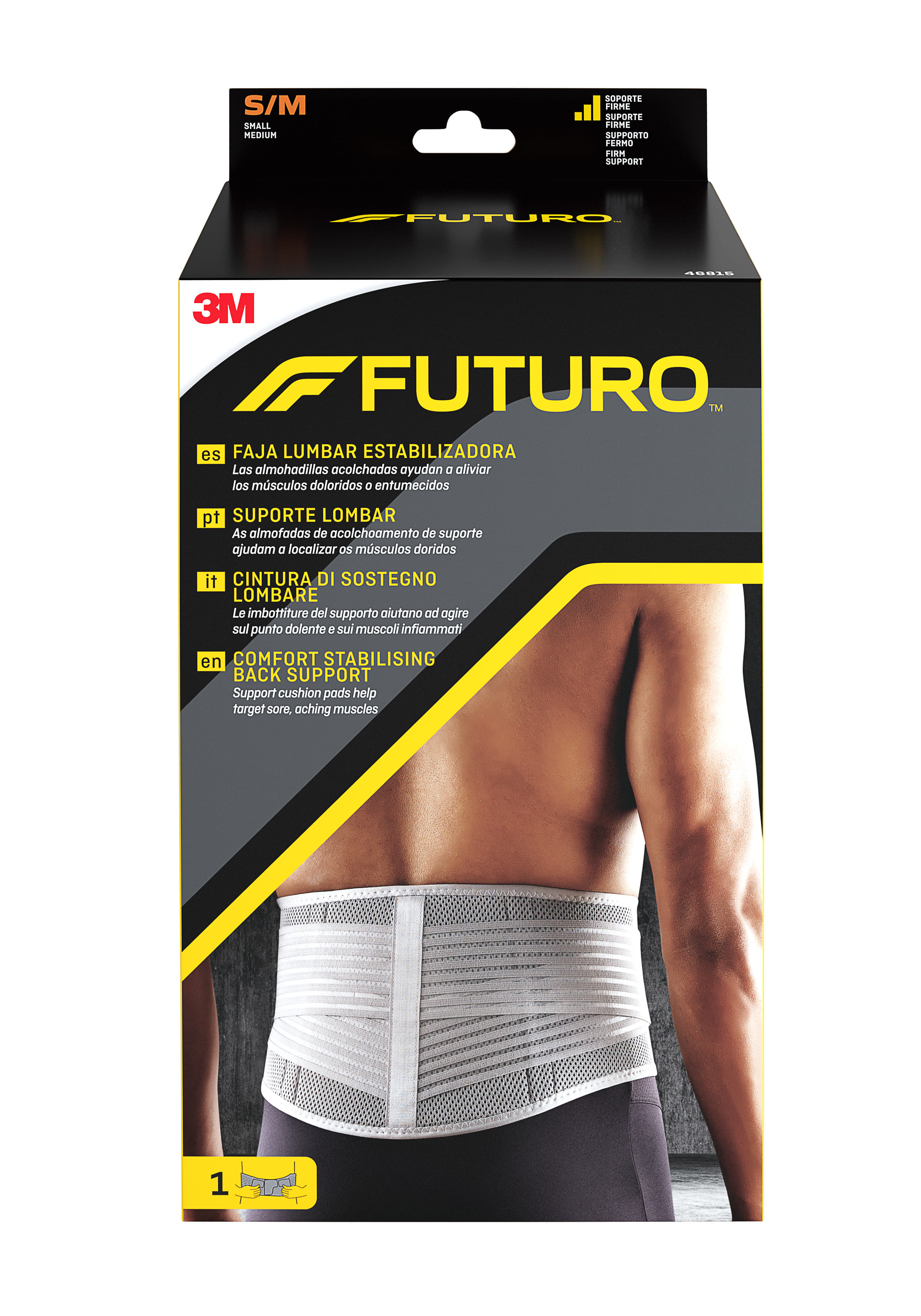 Cintura di sostegno lombare Futuro taglia S/M