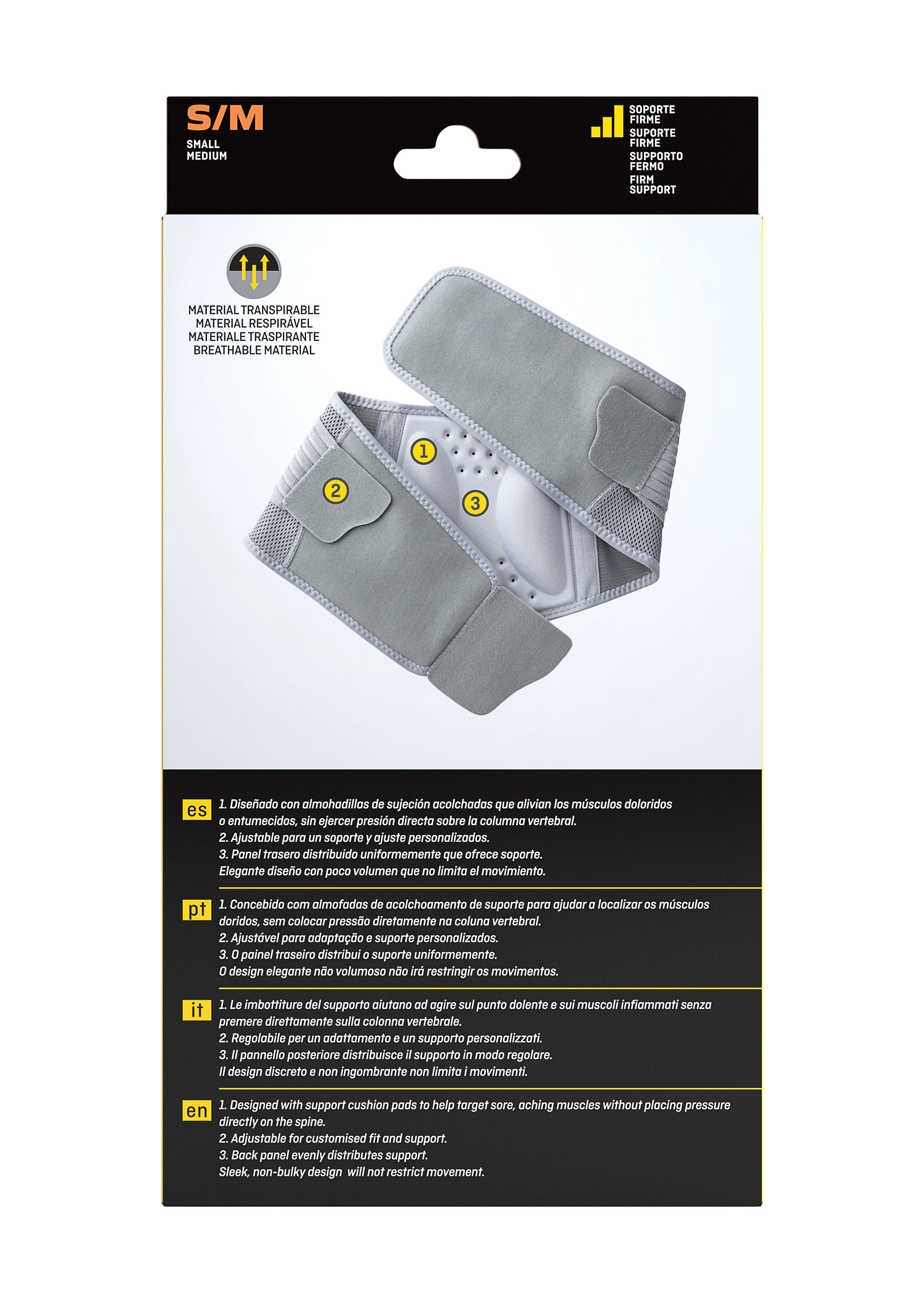 CINTURA SOSTEGNO LOMBARE FUTURO SMALL/MEDIUM