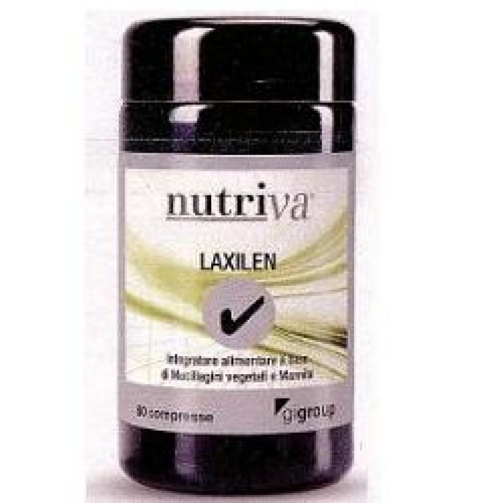 Integratore Nutriva Laxilen per il transito intestinale, 60 cpr