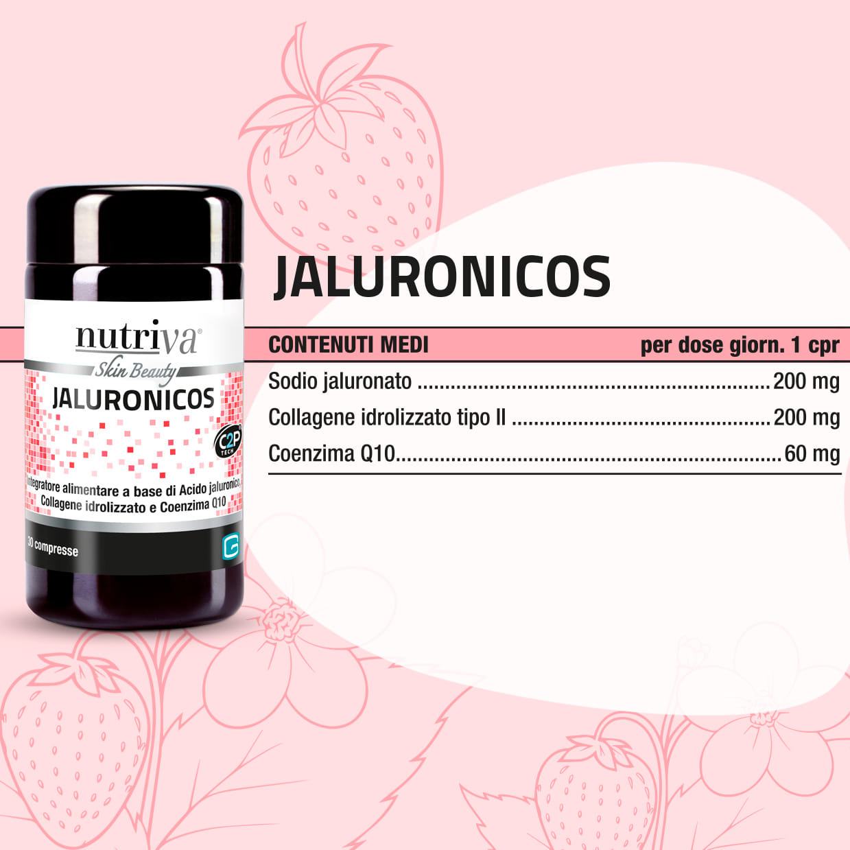 NUTRIVA JALURONICOS 30 COMPRESSE