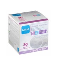 MAM COPPETTE ASSORBILATTE 30 PEZZI BIPACK