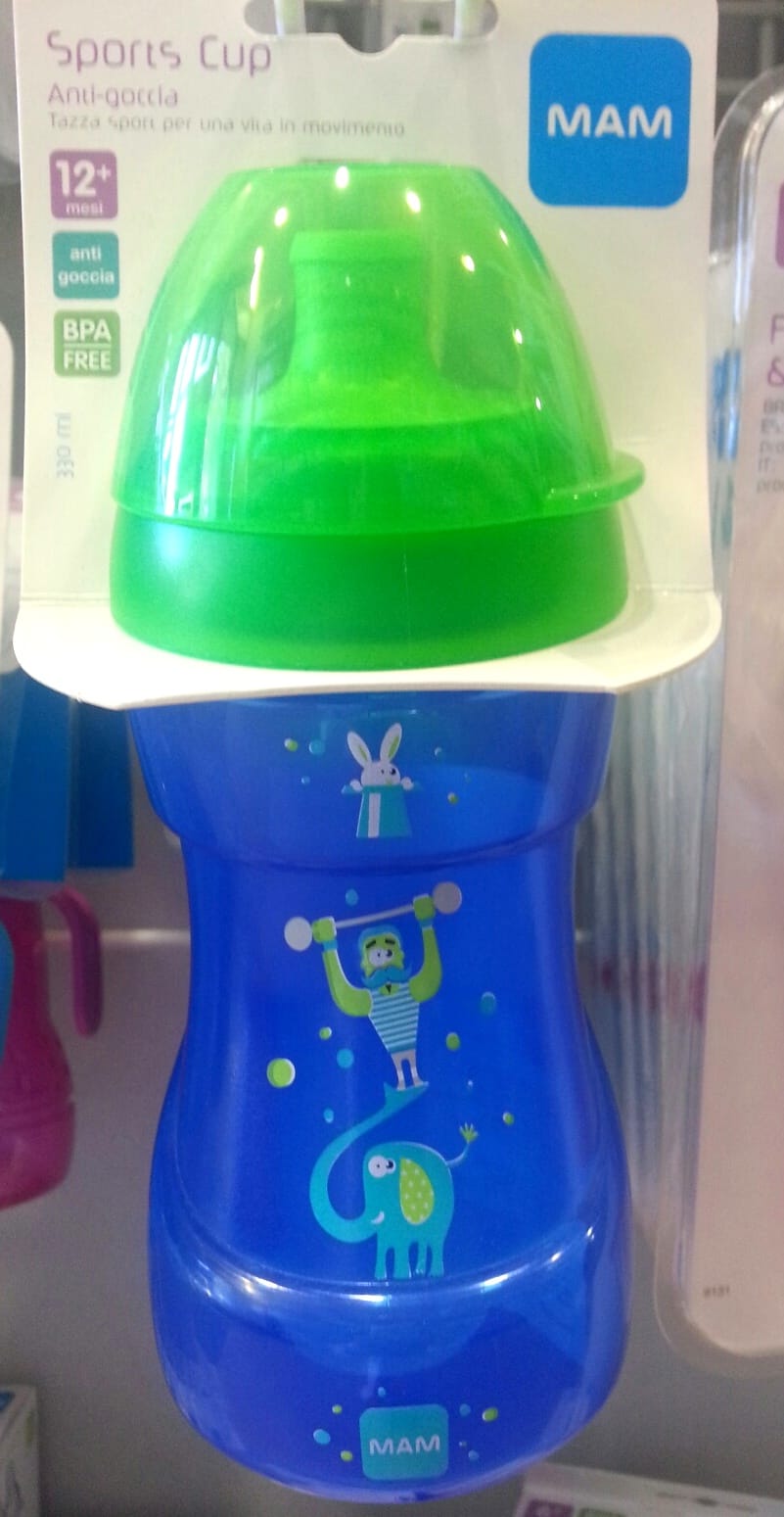 Tazza Antigoccia MAM Sports Cup 330ml per Bambini