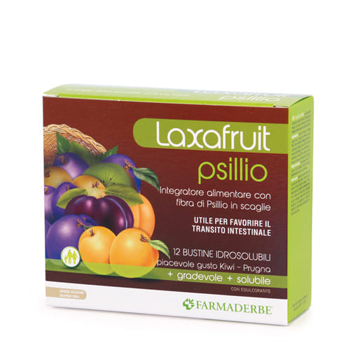 Integratore Laxafruit Psillio con prugna, 12 bustine
