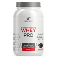 Integratore proteico Whey PRO gusto Dark Chocolate 800g