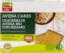 AVENACAKES CRACKERS DI AVENA CON SESAMO BIO VEGAN SENZA LIEVITO DI BIRRA CON OLIO EXTRAVERGINE DI OLIVA 250 G