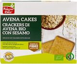 AVENACAKES CRACKERS DI AVENA CON SESAMO BIO VEGAN SENZA LIEVITO DI BIRRA CON OLIO EXTRAVERGINE DI OLIVA 250 G