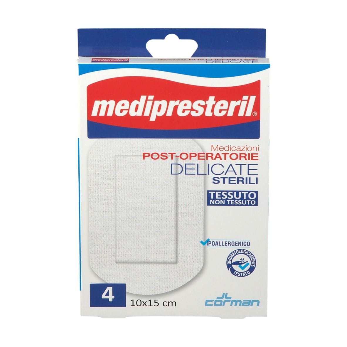 Medicazione post-operatoria Medipresteril Delicata TNT 10x15cm