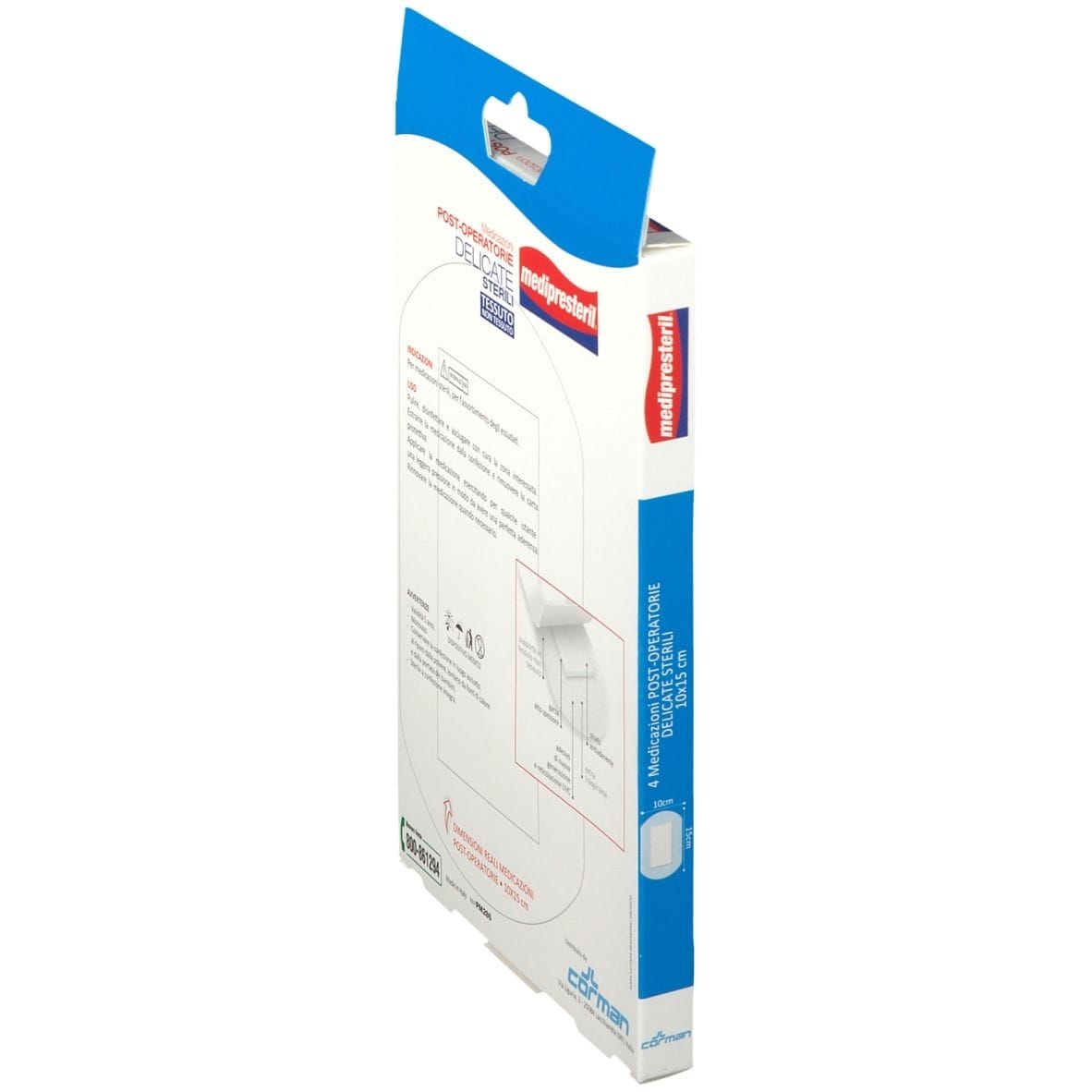 Medicazione post-operatoria Medipresteril Delicata TNT 10x15cm