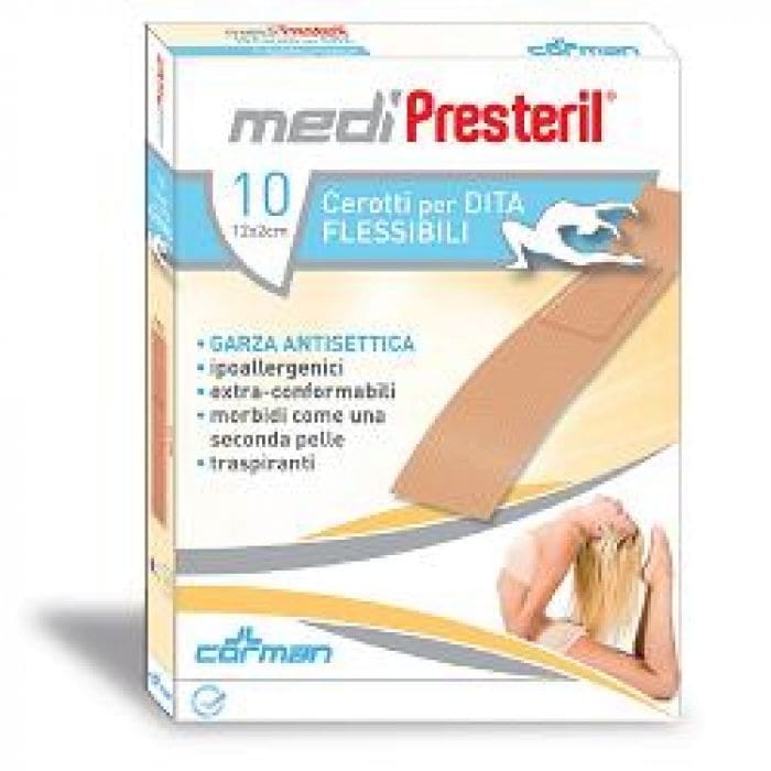 Cerotti Medipresteril per Dita Flessibili con Clorexidina, 10 pz