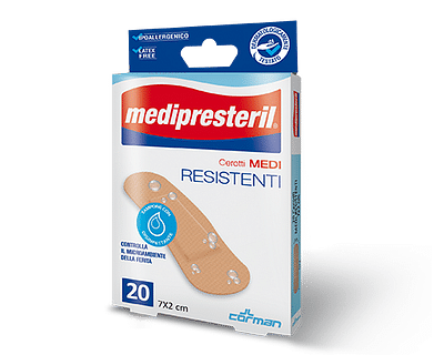 CEROTTO MEDIO MEDIPRESTERIL RESISTENTE 7X2CM 20 PEZZI