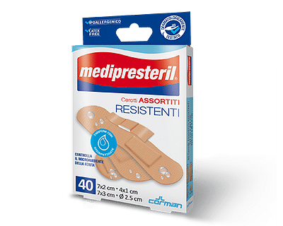 CEROTTI ASSORTITI MEDIPRESTERIL RESISTENTI 40 PEZZI