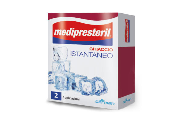 Ghiaccio Istantaneo Medipresteril per Crioterapia, 2 Buste