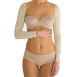 SILVER WAVE SLIMMING SLEEVES CAMEL M