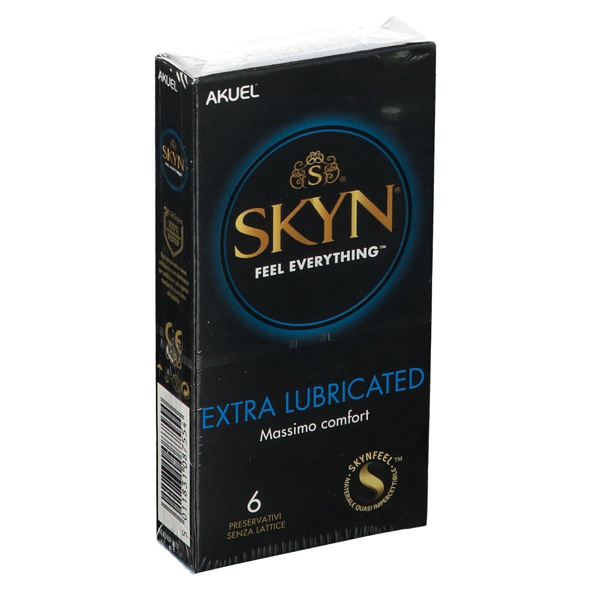 Profilattico Skyn Extra Lubrificato 6 Pezzi