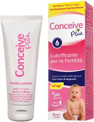CONCEIVE PLUS LUBRIFICANTE VAGINALE COADIUVANTE FERTILITA' TUBO 75ML CONCEIVE PLUS LUBRIFICANTE VAGINALE COADIUVANTE FERTILITA' TUBO 75ML