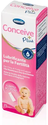 CONCEIVE PLUS LUBRIFICANTE VAGINALE COADIUVANTE FERTILITA' TUBO 75ML CONCEIVE PLUS LUBRIFICANTE VAGINALE COADIUVANTE FERTILITA' TUBO 75ML
