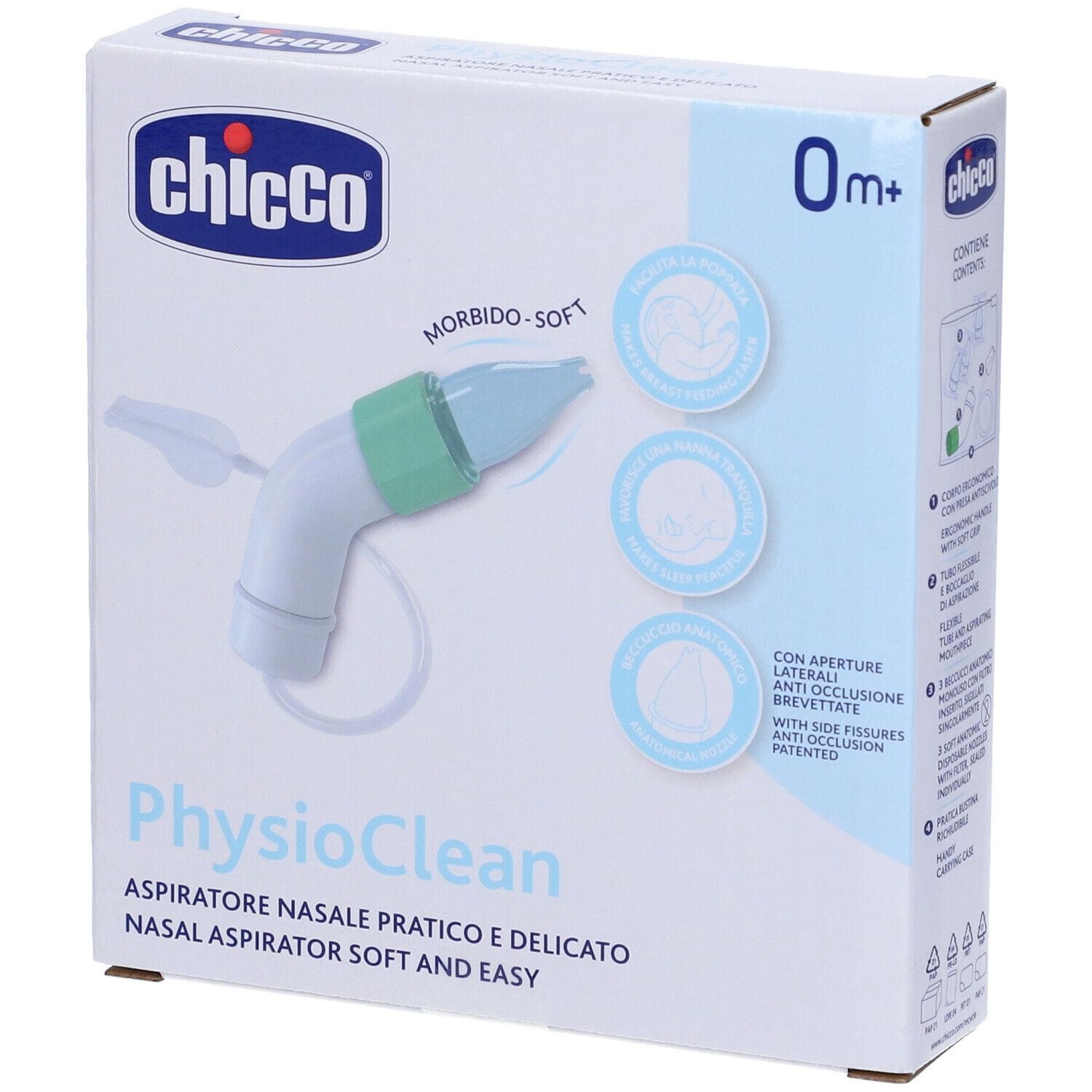 Aspiratore Nasale Chicco PhysioClean per Neonati