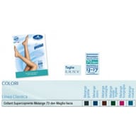 SAUBER COLLANT 70 DENARI SUPER COPRENTE MAGLIA LISCIA MELANGE JEANS 2 LINEA CLASSICA