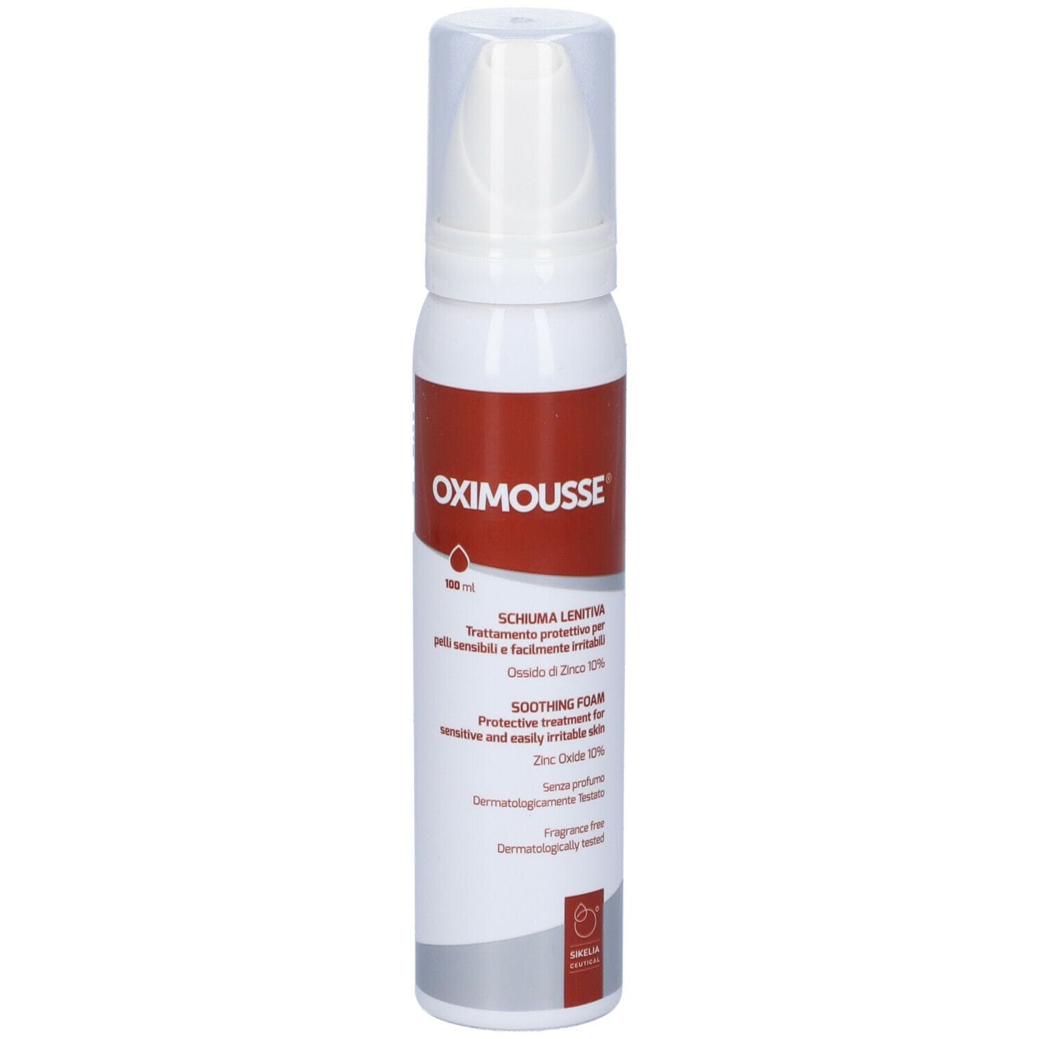 Oximousse schiuma lenitiva per pelle sensibile, 100ml