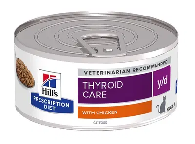 PRESCRIPTION DIET FELINE THYROID CARE Y/D 156 G PRESCRIPTION DIET FELINE THYROID CARE Y/D 156 G