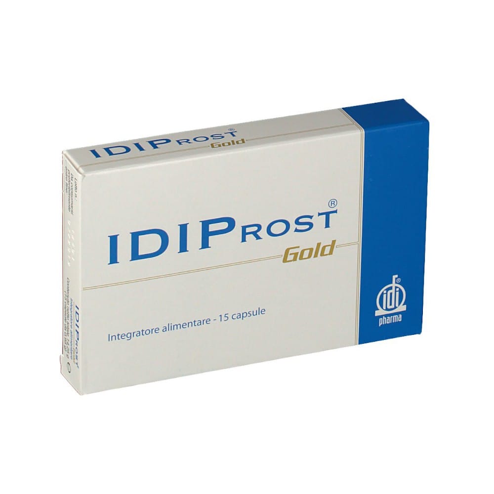 Idiprost Gold integratore per la prostata, 15 capsule