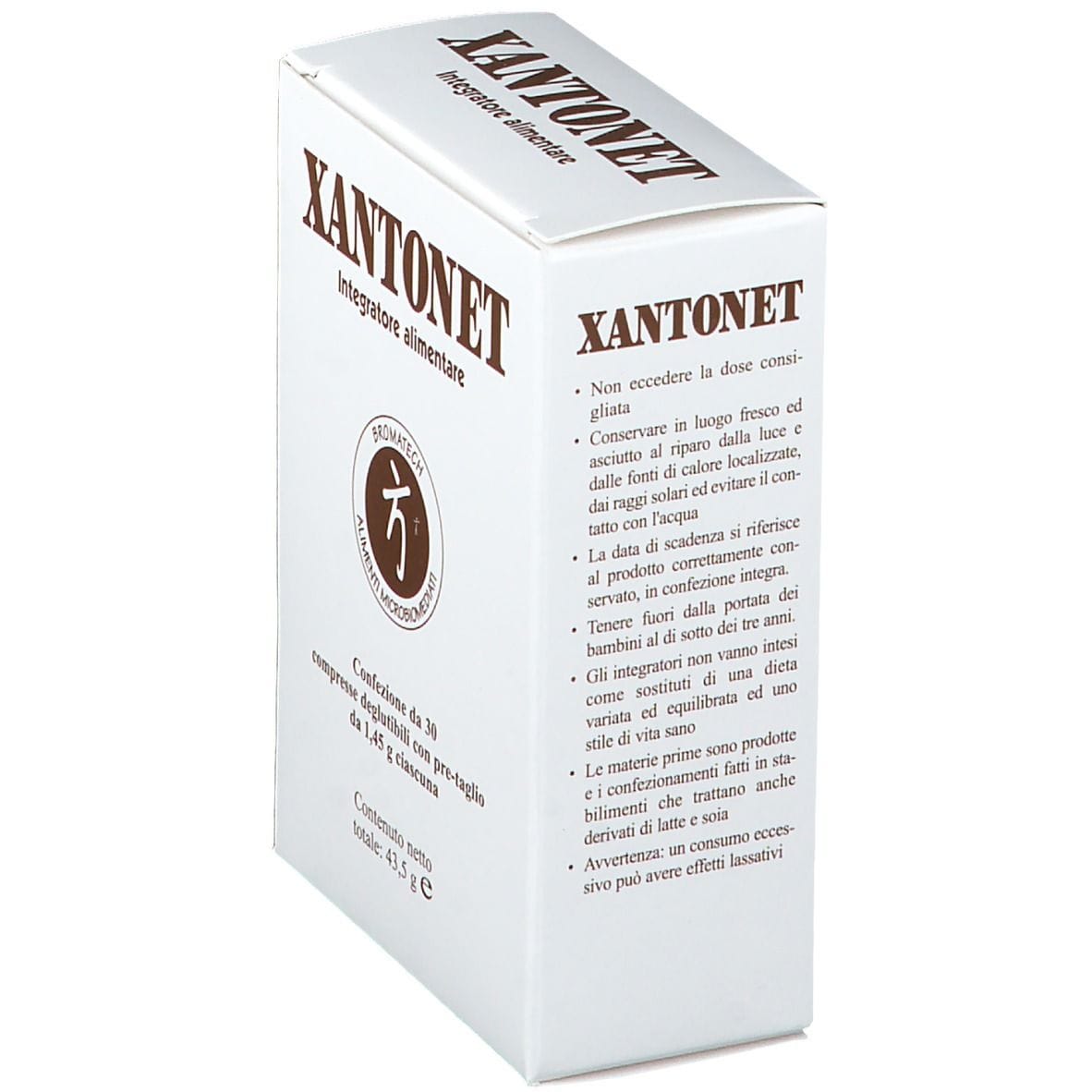 Integratore Xantonet Bromatech per il transito intestinale