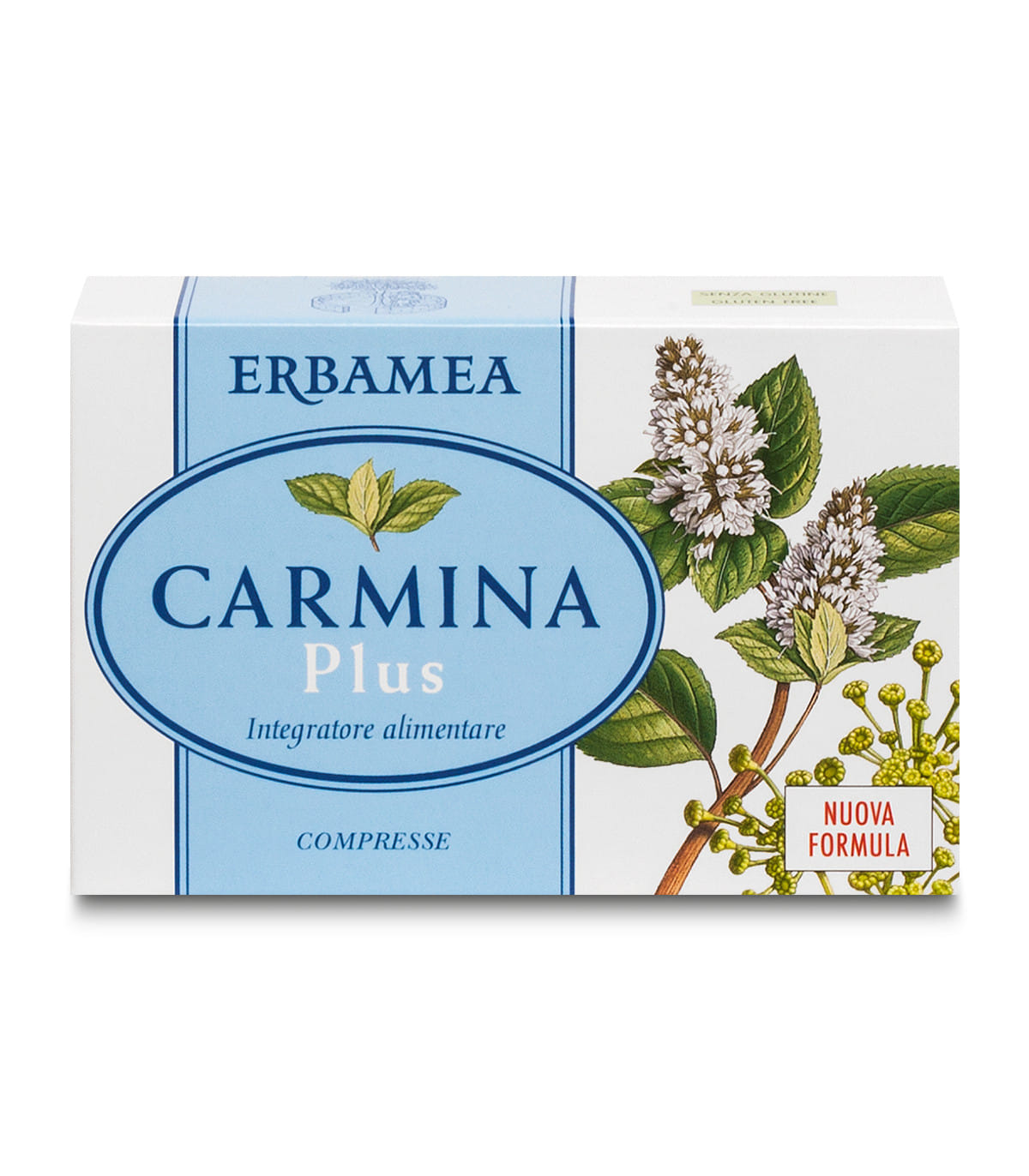 Integratore Carmina PLUS Erbamea per flora intestinale, 24 compresse