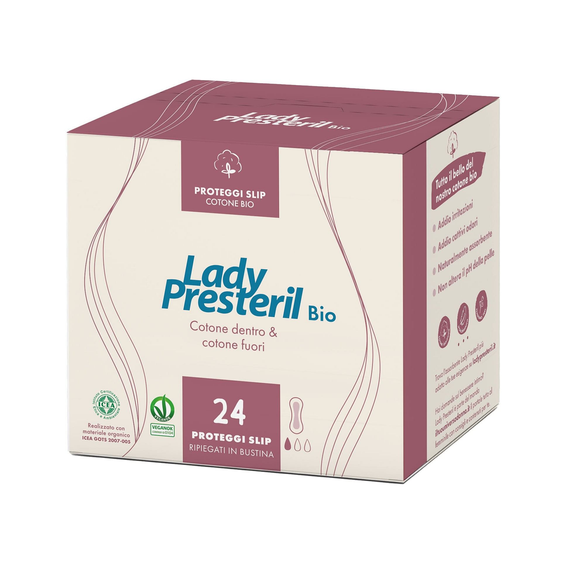 Lady Presteril Pocket Proteggi Slip Bio 10 Pezzi