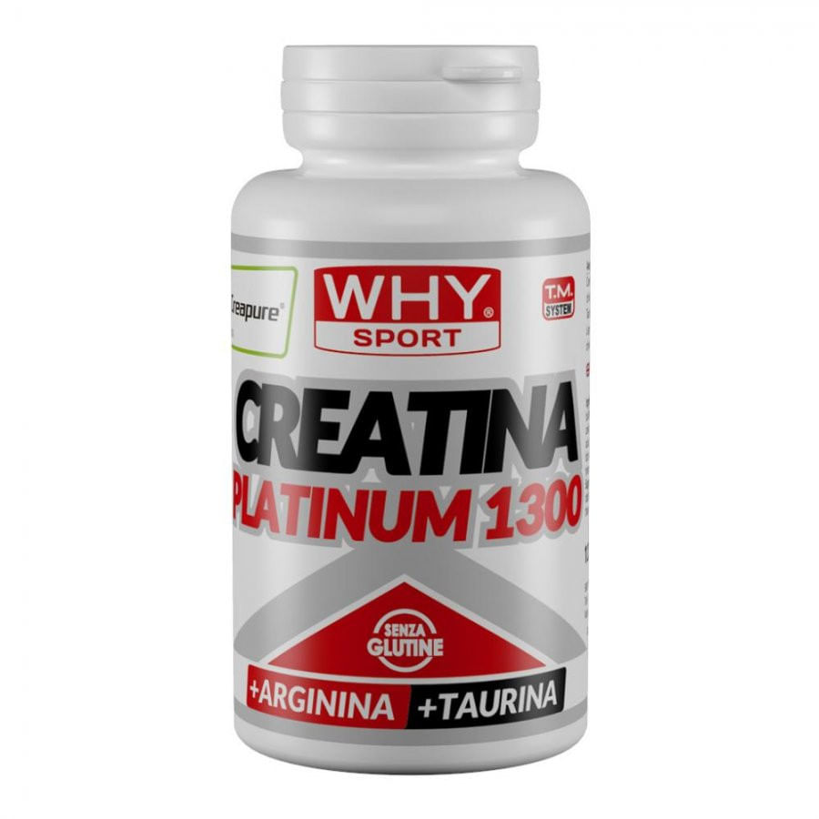 WHYSPORT CREATINA PLATINUM 1300 120 COMPRESSE