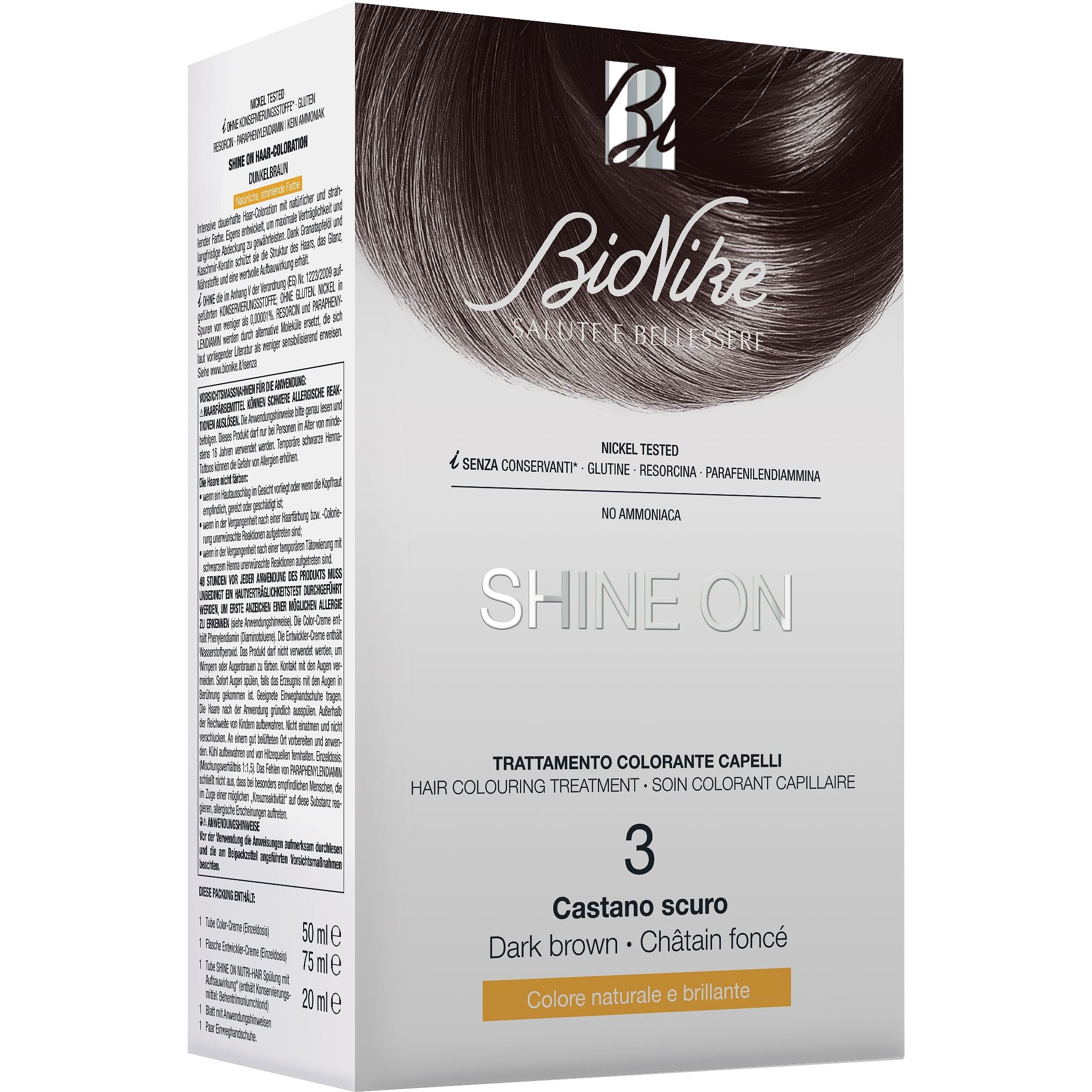 Bionike Shine On Capelli Castano Scuro 3