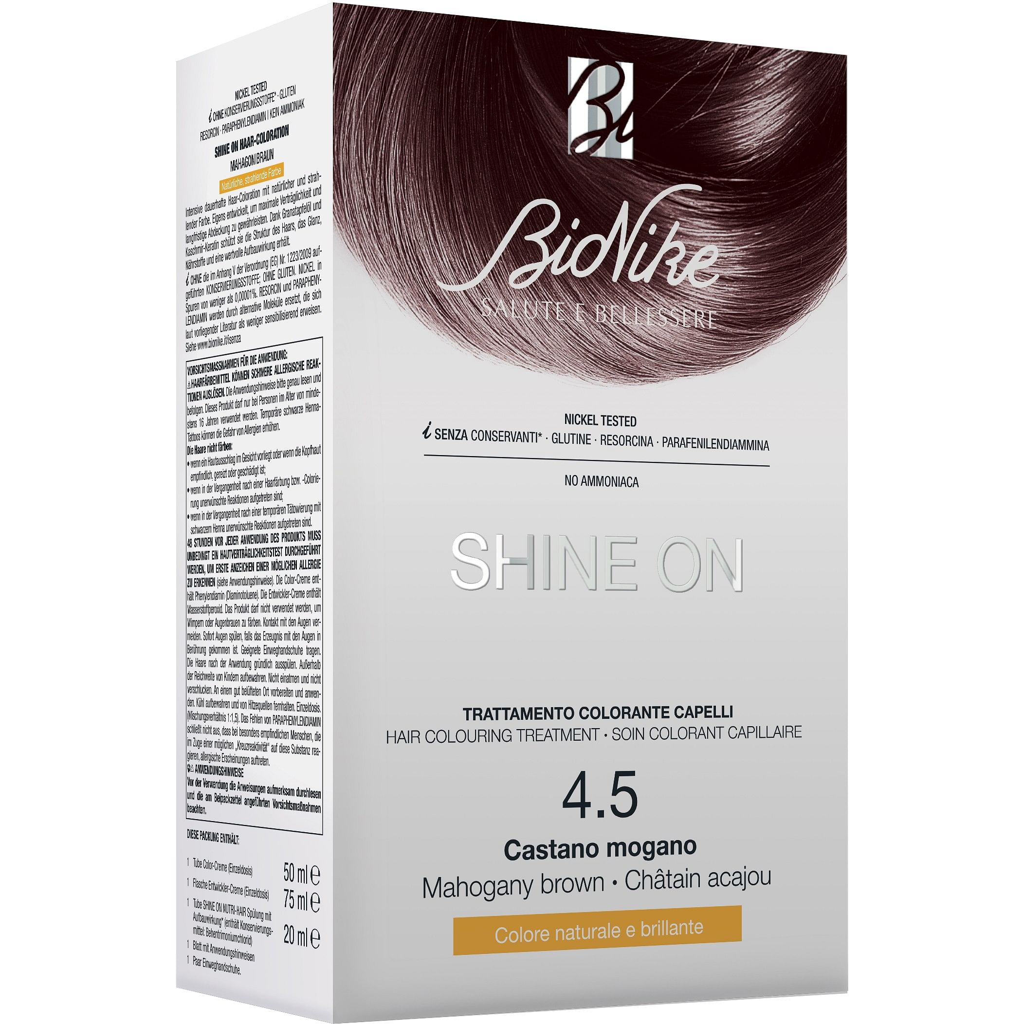 Bionike Shine On Capelli Castano Mogano 4.5