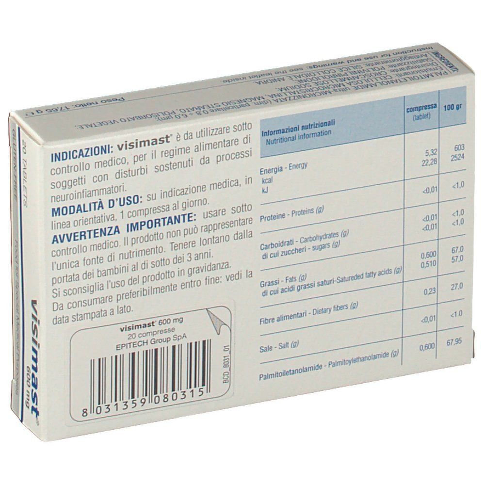 VISIMAST 600MG 20 COMPRESSE