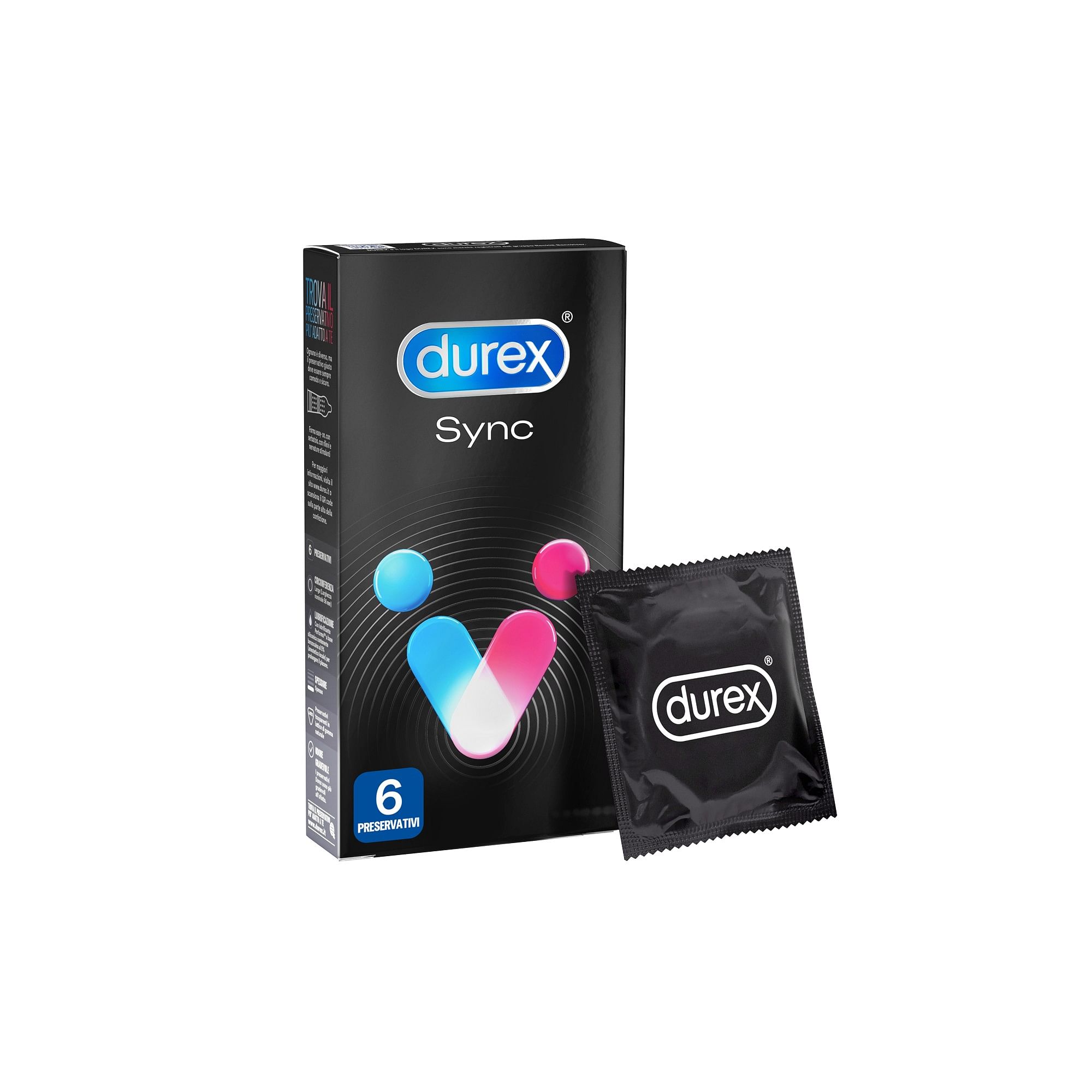 Profilattico Durex Sync 6 Pezzi