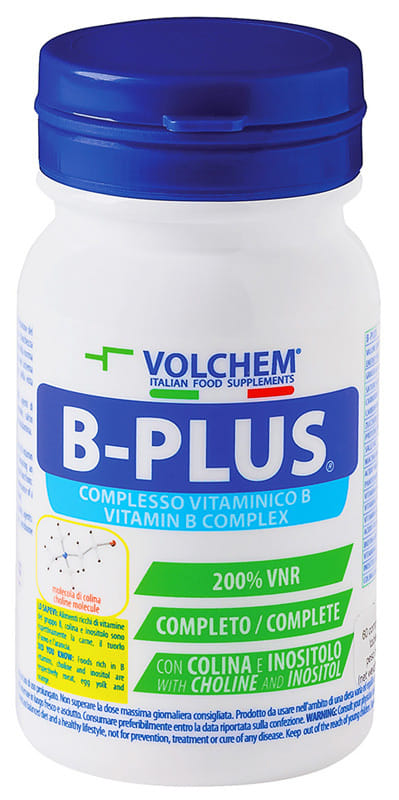 Integratore B-PLUS con complesso B, colina e inositolo